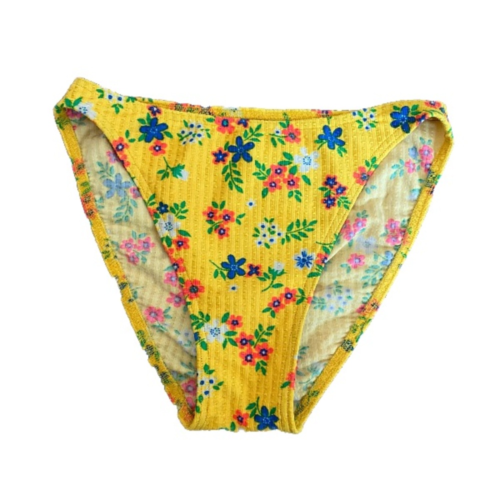 Baltex yellow bikini swim bottoms size 8